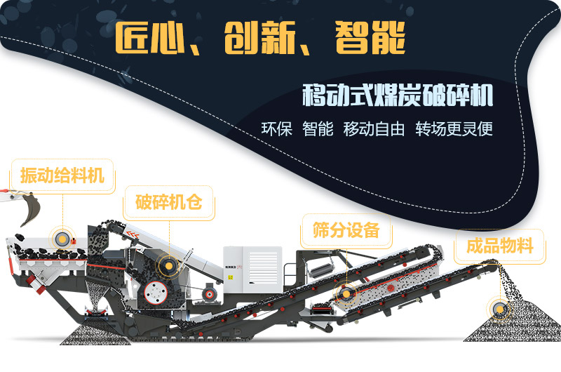 移動煤炭破碎機生產(chǎn)優(yōu)勢