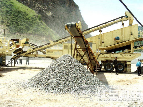 融合了高科技的流動(dòng)車(chē)小型砸石子機(jī)