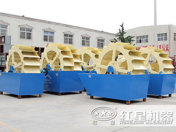 單輪、雙輪洗砂機(jī)設(shè)備展示