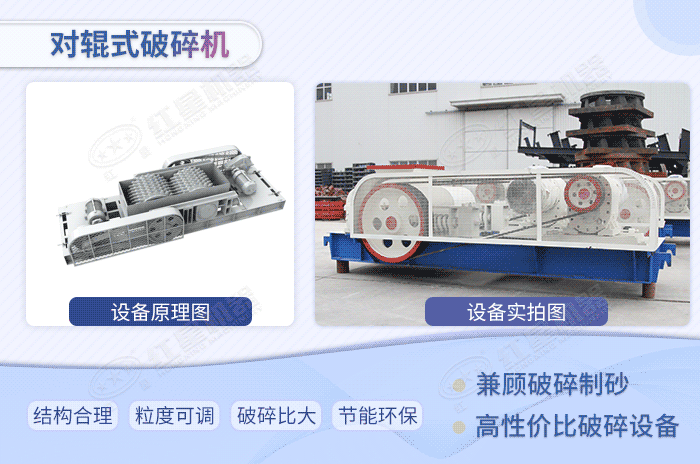 對(duì)輥式制砂機(jī)設(shè)備及加工原理展示